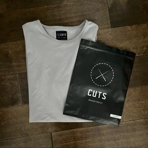 Cuts Crew Split-Hem T-Shirt